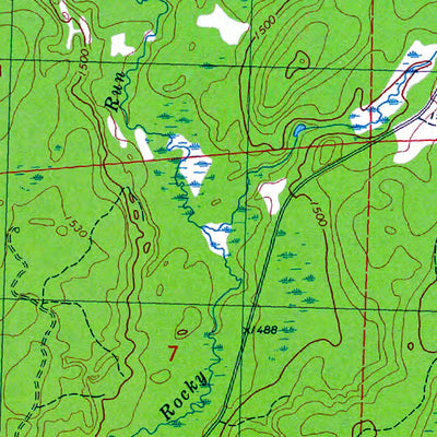 Western Michigan University WI-Shanagolden: Authoritative US Topos 1984 digital map