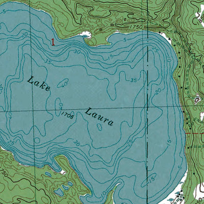 Western Michigan University WI-Star Lake: Authoritative US Topos 1982 digital map