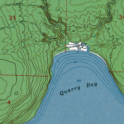 Western Michigan University WI-Stockton Island: Authoritative US Topos 1963 digital map