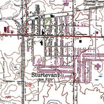 Western Michigan University WI-Sturtevant: Authoritative US Topos 1959 digital map