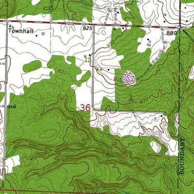Western Michigan University WI-Washburn: Authoritative US Topos 1964 digital map