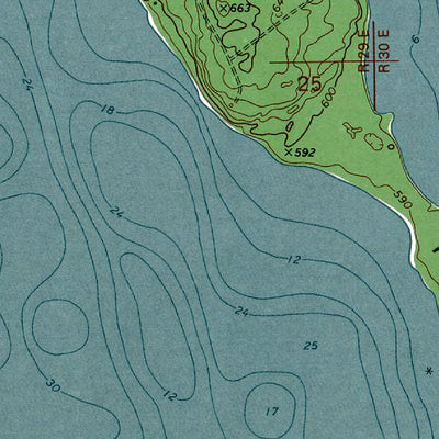 Western Michigan University WI-Washington Islands SW: Authoritative US Topos 1982 digital map