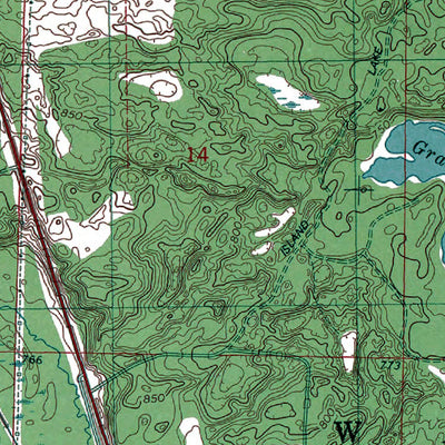 Western Michigan University WI-Wausaukee North: Authoritative US Topos 1982 digital map