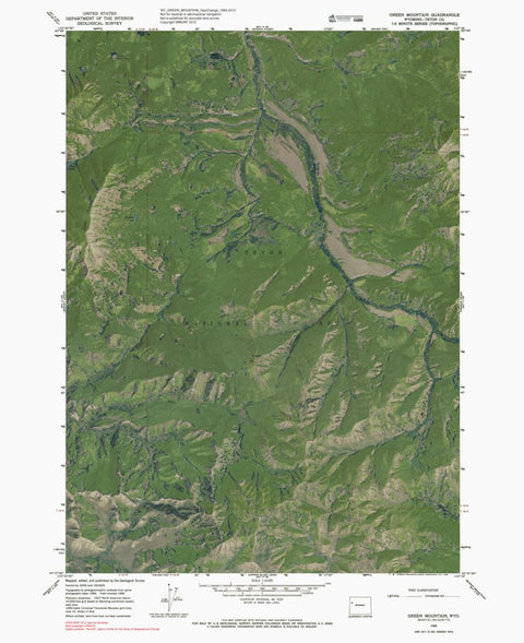 Western Michigan University WY-GREEN MOUNTAIN: GeoChange 1964-2012 digital map