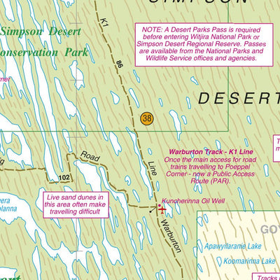 Westprint Heritage Maps Simpson Desert bundle exclusive
