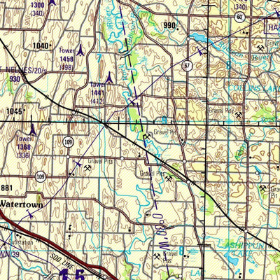 WhatIs.At Madison, 1991, 2nd edition of JOG Air NK-16-1 at 250000 scale digital map