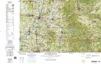 WhatIs.At Vincennes, 1991, 4th edition of JOG Air NJ-16-5 at 250000 scale digital map