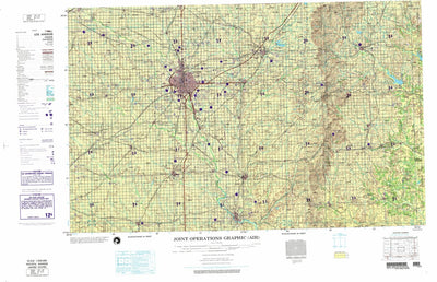WhatIs.At Wichita, 1980, 3rd edition of JOG Air NJ-14-9 at 250000 scale digital map