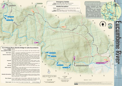 Eucumbene River - Whitewater Kayaking Map Preview 1