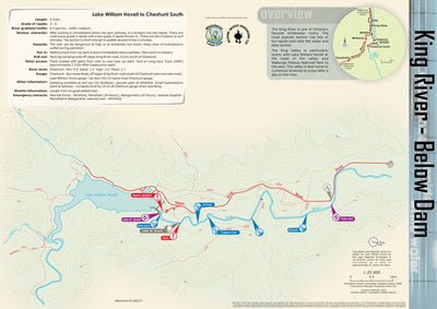 King River - Lake William Hovell to Cheshunt South - Whitewater Kayaking Map Preview 1