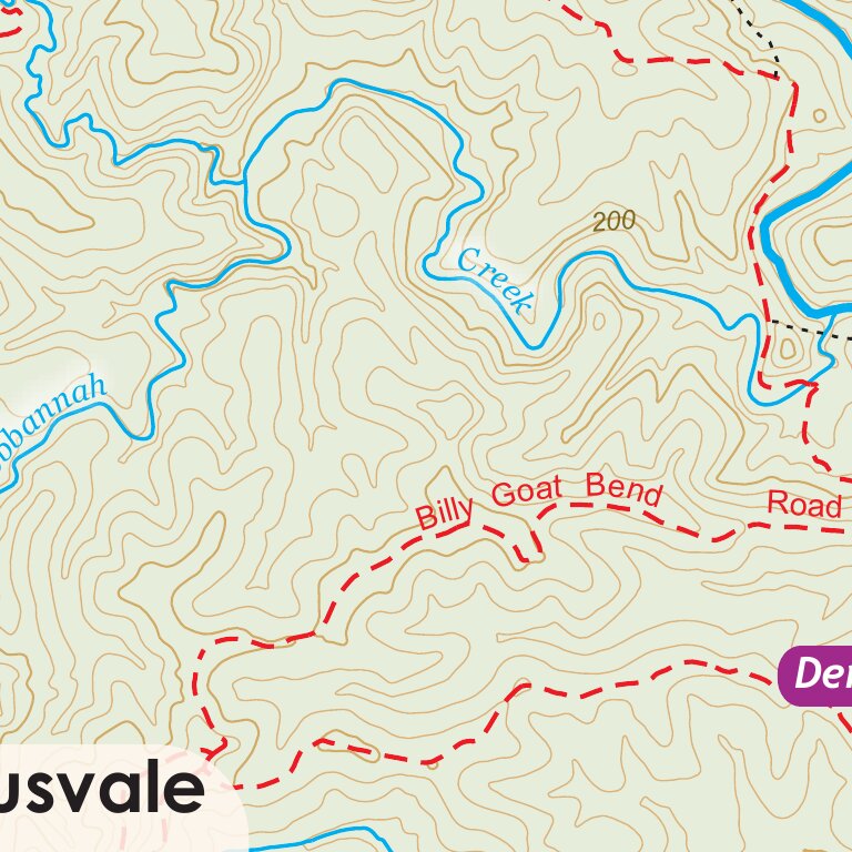Mitchell River - Waterford to Glenaladale - Whitewater Kayaking Map by ...