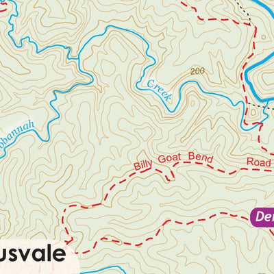 Mitchell River Raft Map Mitchell River - Waterford to Glenaladale - Whitewater Kayaking Map by ...