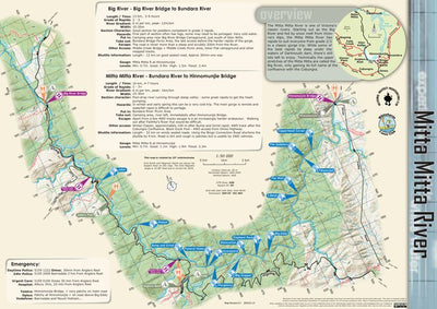 Mitta Mitta River - Whitewater Kayaking Map Preview 1