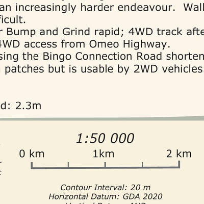 Mitta Mitta River - Whitewater Kayaking Map Preview 2