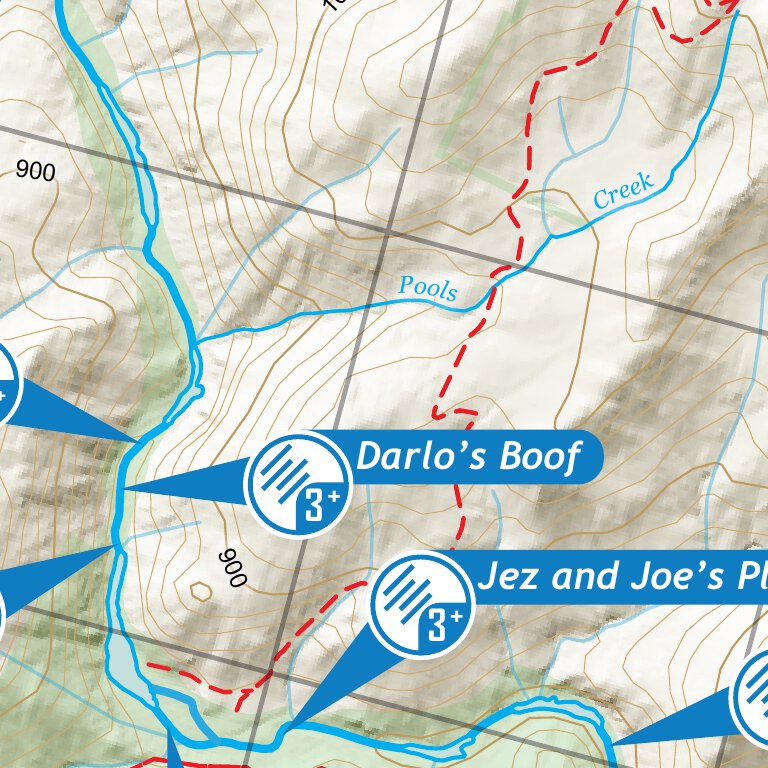 Snowy River 4 - Beloka Gorge - Whitewater Map by WHCC and MUMC | Avenza ...