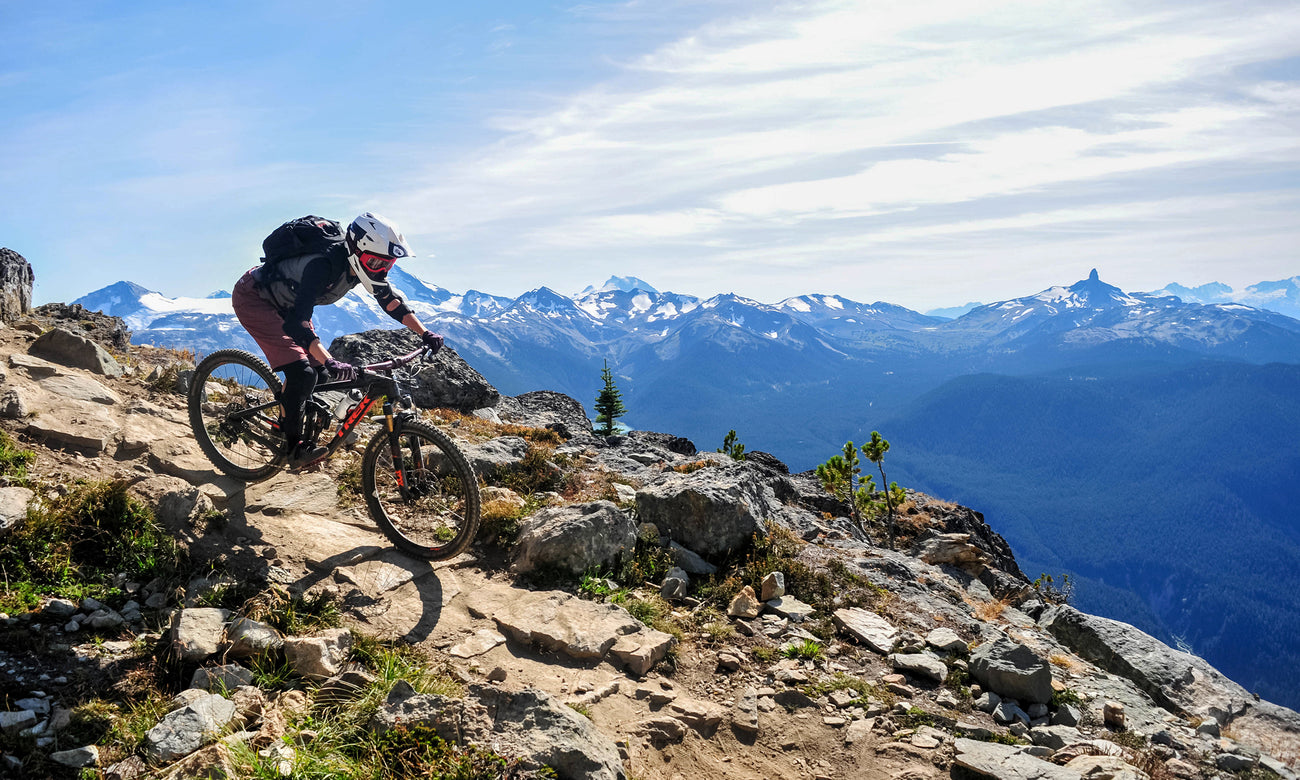 Mountain biking in Whistler, British Columbia