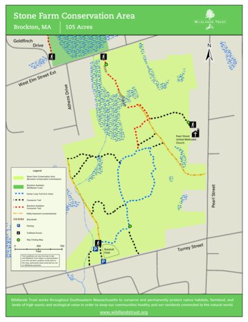 Wildlands Trust Stone Farm Conservation Area - City of Brockton and Wildlands Trust digital map