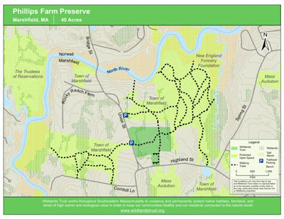 Wildlands Trust Wildlands Trust - Phillips Farm Preserve - Marshfield MA digital map