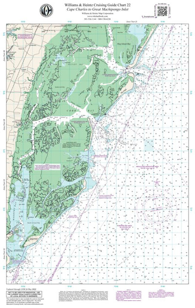 Williams & Heintz Map Corporation Chesapeake Bay: Cape Charles to Great Machipongo Inlet digital map