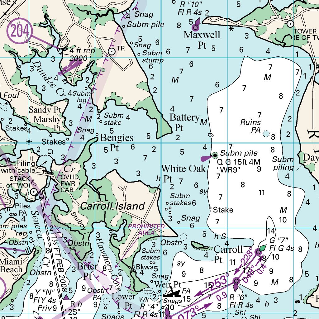 Chesapeake Bay: Howell Point to Swan Point Map by Williams & Heintz Map ...