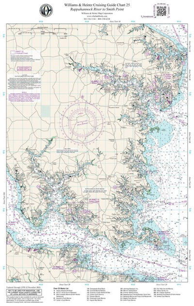 Williams & Heintz Map Corporation Chesapeake Bay: Rappahannock River to Smith Point digital map