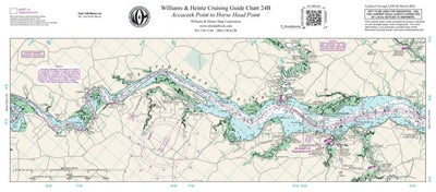 Williams & Heintz Map Corporation Rappahannock River: Accaceek Point to Horse Head Point digital map