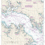 Williams & Heintz Map Corporation W&H Chart 15 St George Island to Breton Bay digital map