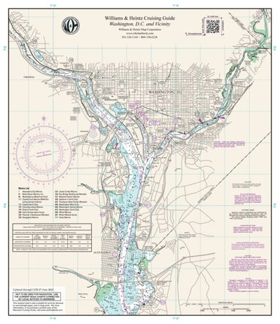 Williams & Heintz Map Corporation Washington, D.C. and Vicinity digital map