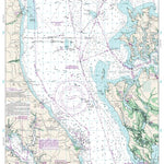 Williams & Heintz Map Corporation WH Chart 8, Sharps Island Light to Cove Point digital map
