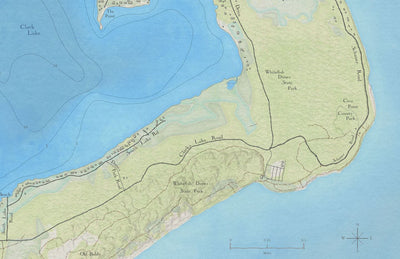 WisCartography Clark Lake, Door County, Wisconsin digital map