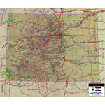 World Sites Atlas Colorado Highway Map digital map
