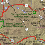 World Sites Atlas Colorado Highway Map digital map