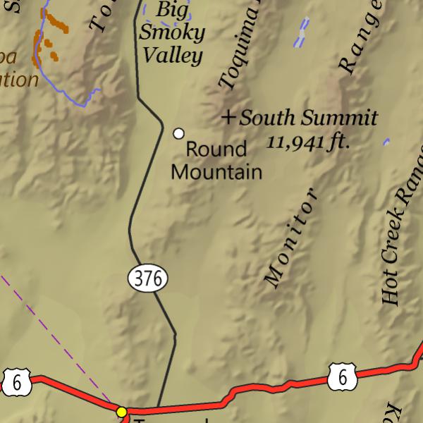 Nevada Highway Map by World Sites Atlas | Avenza Maps
