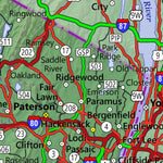 World Sites Atlas New Jersey Highway Map digital map