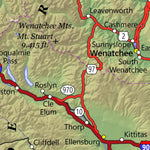 World Sites Atlas Washington Highway Map digital map