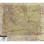 World Sites Atlas Wyoming Highway Map digital map