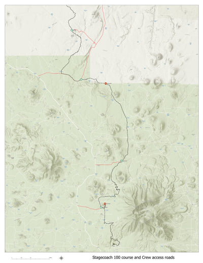 Wren Cartography Stagecoach 100 - Map1 digital map