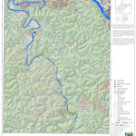 WV Division of Natural Resources Alum Creek Quad Topo - WVDNR digital map