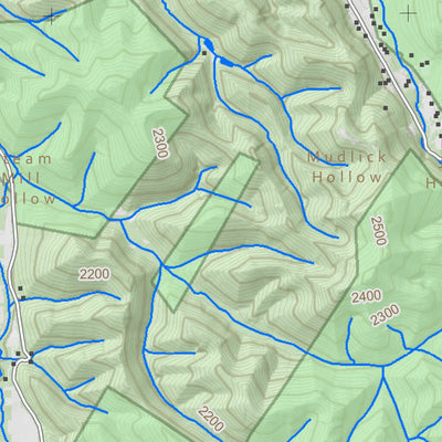 WV Division of Natural Resources Alvon Quad Topo - WVDNR digital map
