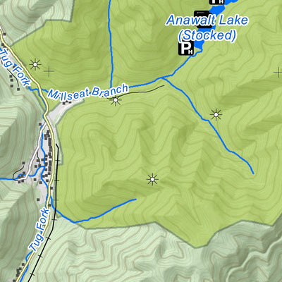 WV Division of Natural Resources Anawalt Quad Topo - WVDNR digital map