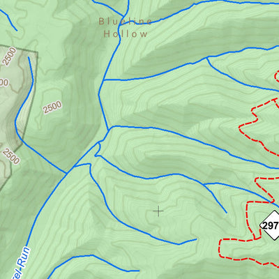 WV Division of Natural Resources Anthony Quad Topo - WVDNR digital map