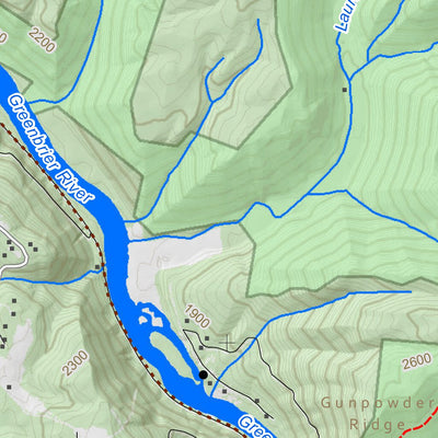 WV Division of Natural Resources Anthony Quad Topo - WVDNR digital map