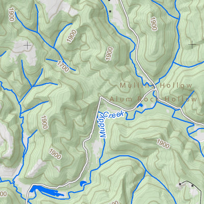 WV Division of Natural Resources Asbury Quad Topo - WVDNR digital map