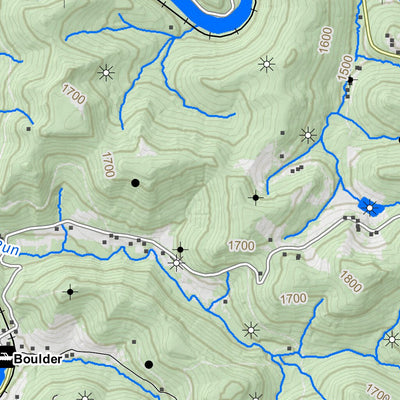 WV Division of Natural Resources Audra Quad Topo - WVDNR digital map