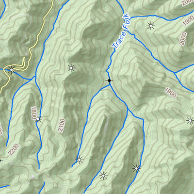 WV Division of Natural Resources Baileysville Quad Topo - WVDNR digital map
