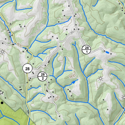 WV Division of Natural Resources Bancroft Quad Topo - WVDNR digital map