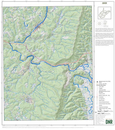 WV Division of Natural Resources Barbour County, WV Quad Maps - Bundle bundle