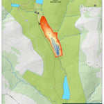 WV Division of Natural Resources Bear Rock Lakes Fishing Guide (Small) digital map