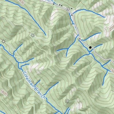 WV Division of Natural Resources Beckwith Quad Topo - WVDNR digital map