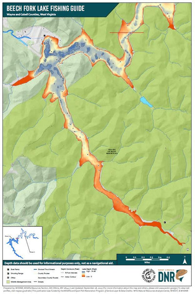 WV Division of Natural Resources Beech Fork Lake Fishing Guide (Large Bundle) bundle